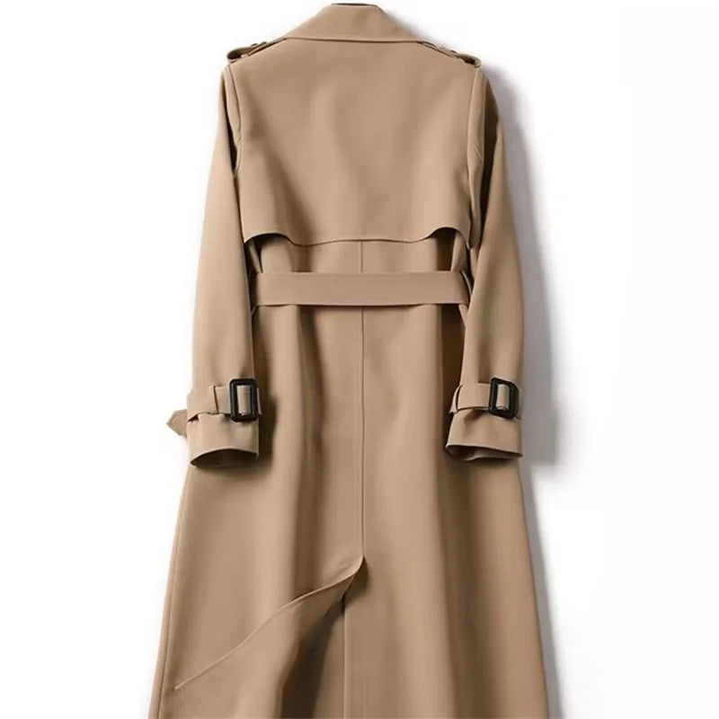 Autumn Winter Long Sleeve Trench Coat