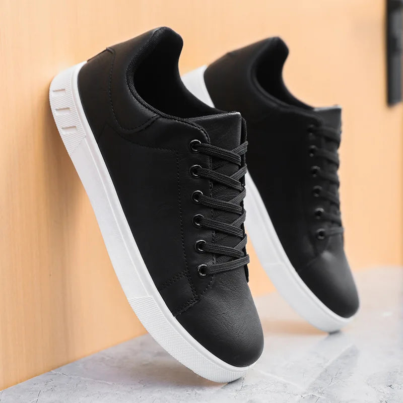 Luxury Leather Men Casual Shoes Soft