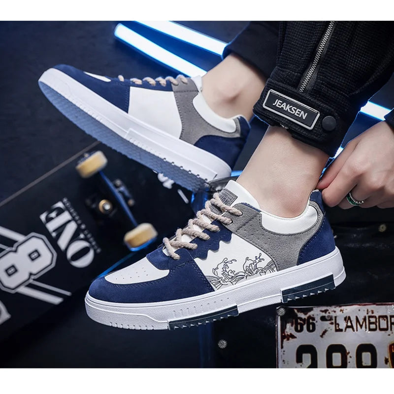 2023Men's Sneakers Flat Student Shoes