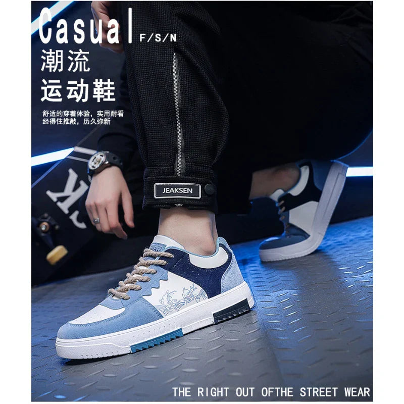 2023Men's Sneakers Flat Student Shoes
