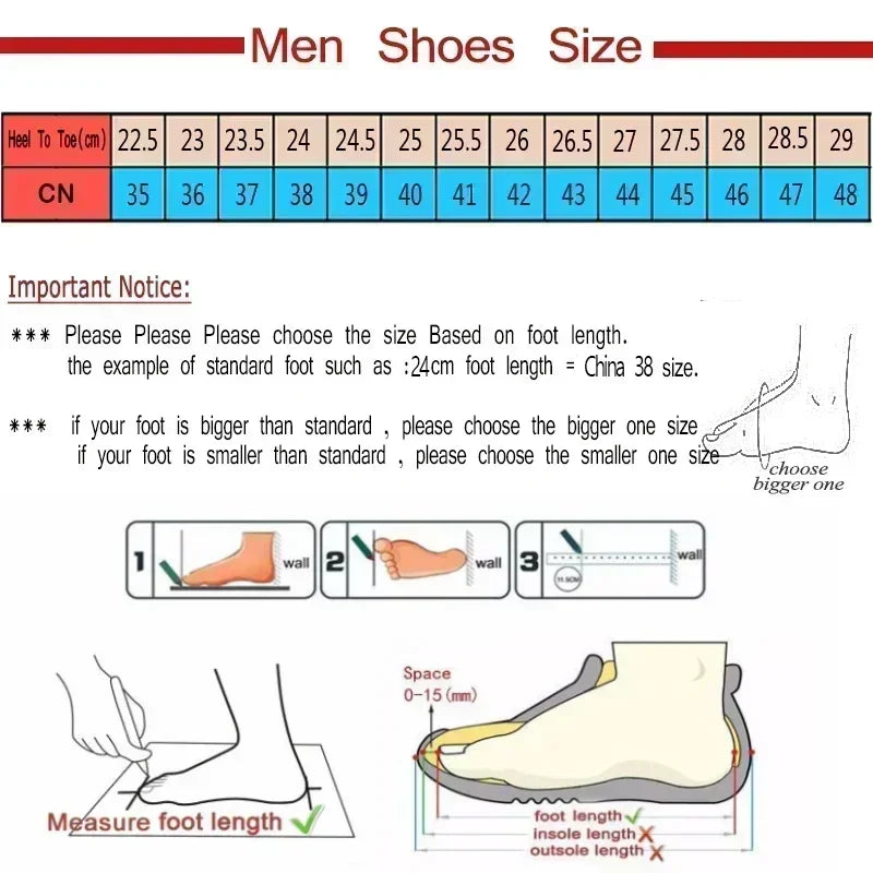 Men's Leather Shoes New Summer