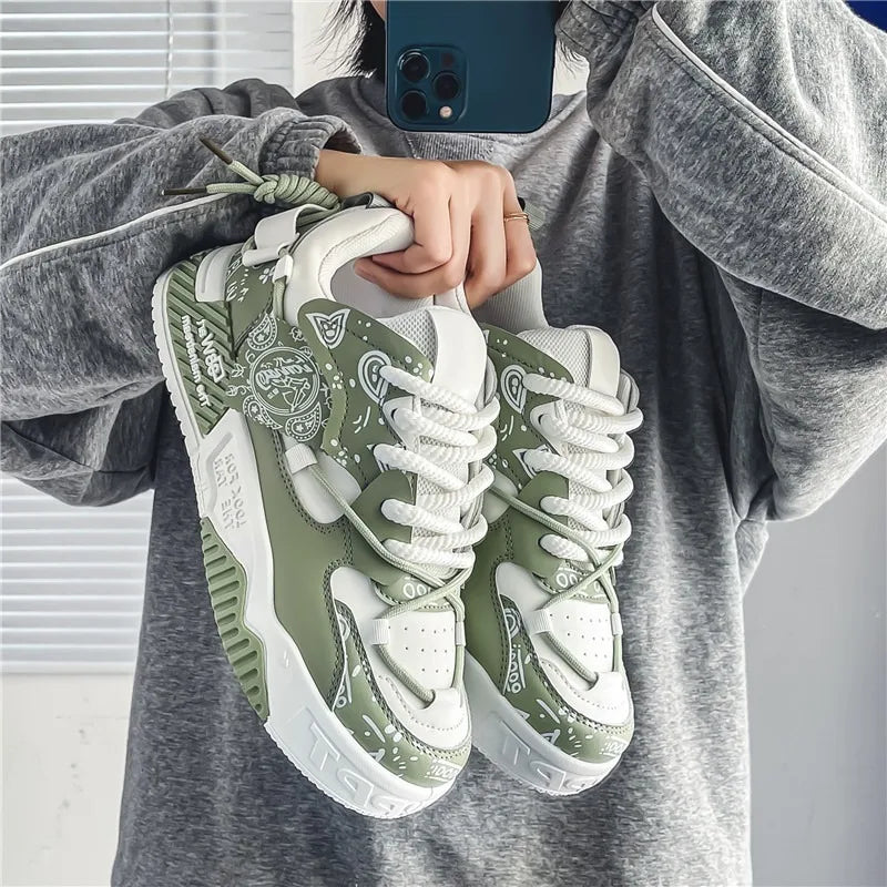 New Autumn Men's Shoes Men Platform