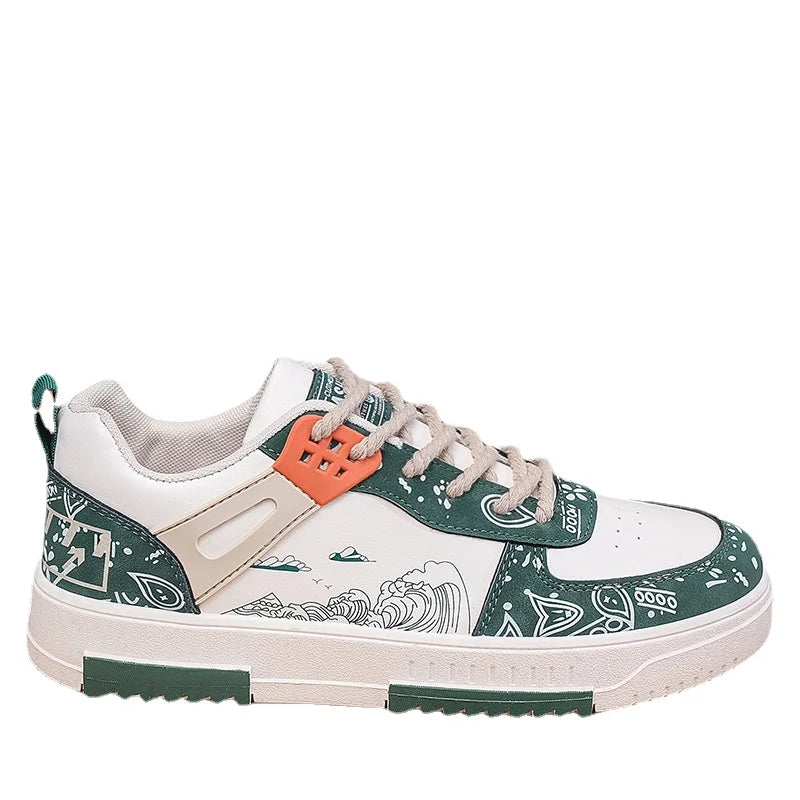 2023Men's Sneakers Flat Student Shoes